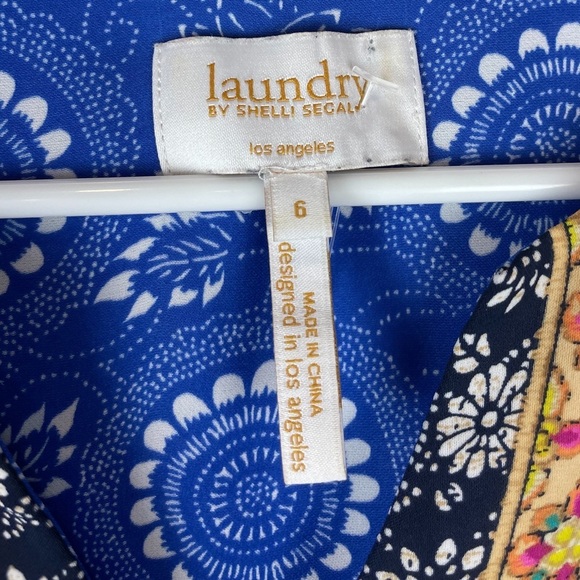 Laundry by Shelli Segal printed top Size 6 - Picture 4 of 5